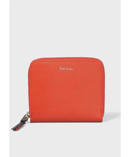 ポールスミス(Paul Smith) アーティストストライププラー ラウンドジップ2つ折り財布
