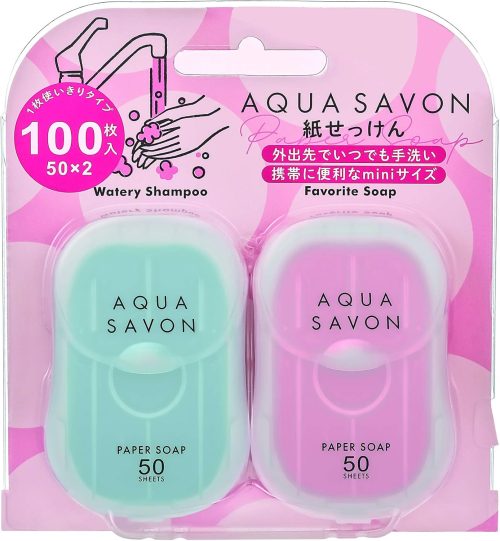 ウエニ貿易 AQUA SAVON 紙せっけん セットB