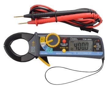 オーム電機(OHM) デジタルクランプメーター TCM-400A 04-1892
