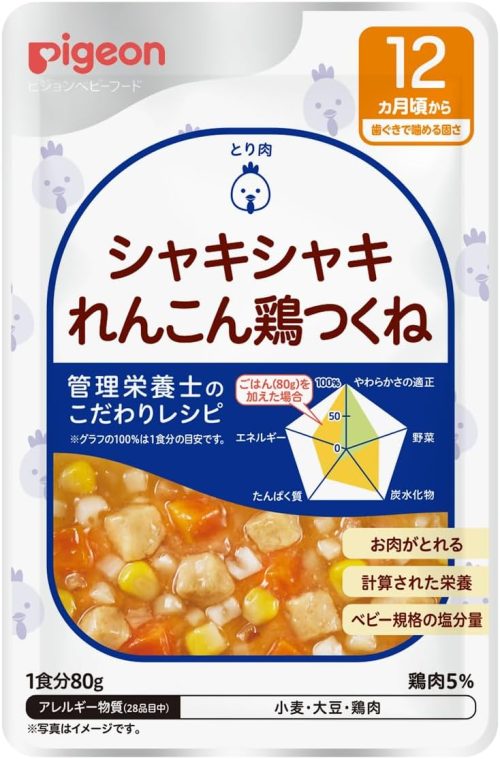 ピジョン(Pigeon) 管理栄養士のこだわりレシピ シャキシャキれんこん鶏つくね