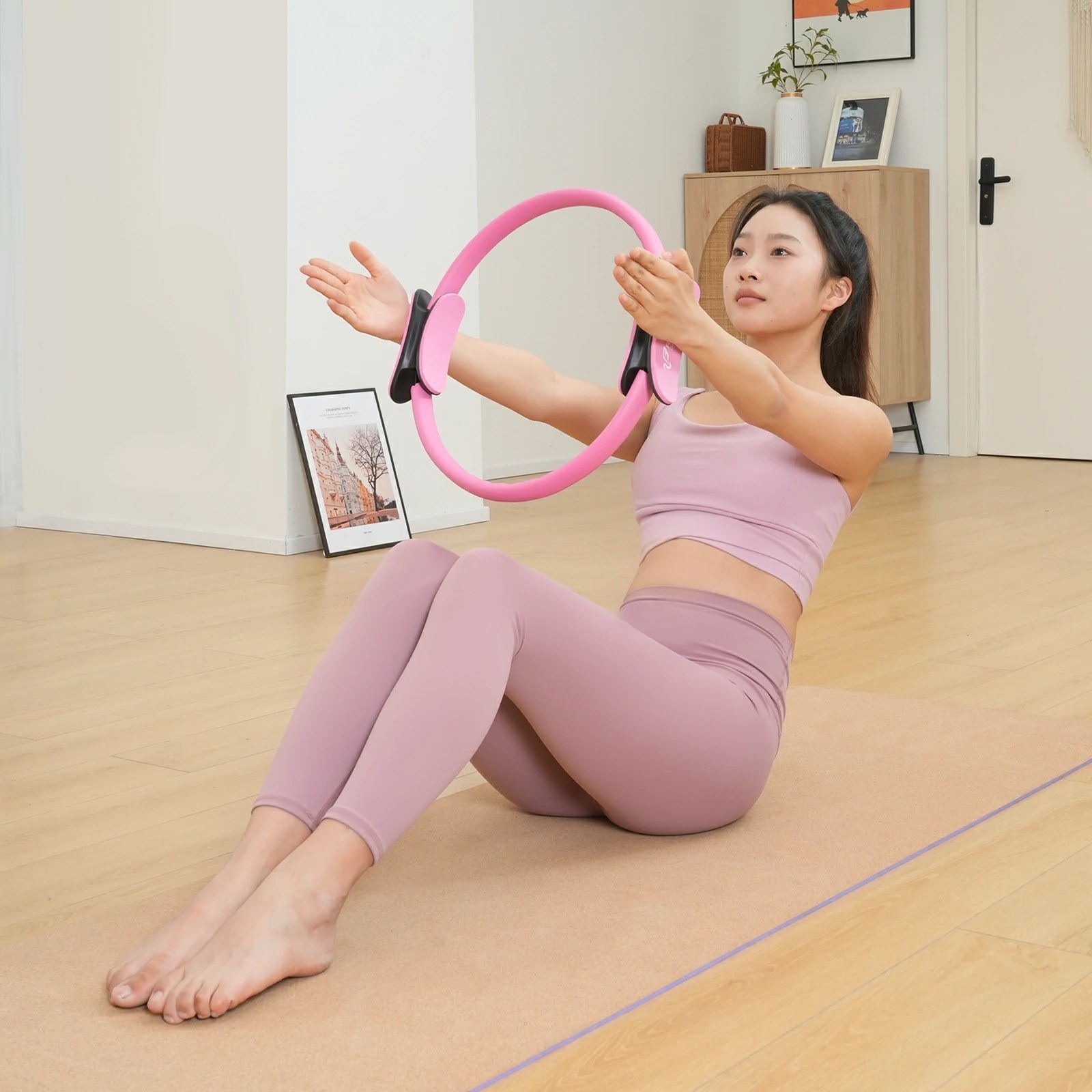 Meltis 自宅でピラティス 筋トレ ストレッチ ミストピンク Meltis 自宅