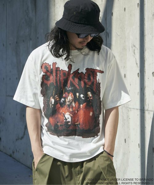 ヴァンスエクスチェンジ(VENCE EXCHANGE) スリップノット フォトTシャツ