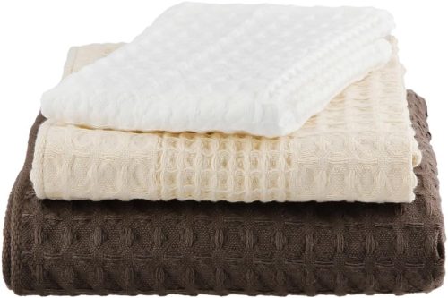 ヒオリエ(hiorie) 同色2枚セット 今治タオル ワッフルタオル フェイスタオル WFLs201X