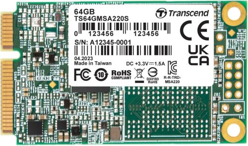トランセンド(Transcend) mSATA SSDs TS64GMSA220S