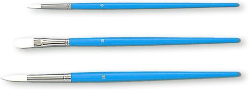 久華産業 油絵・アクリル画 筆セット ナイロン 3本組 012325