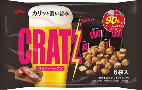 江崎グリコ クラッツ ペッパーベーコン