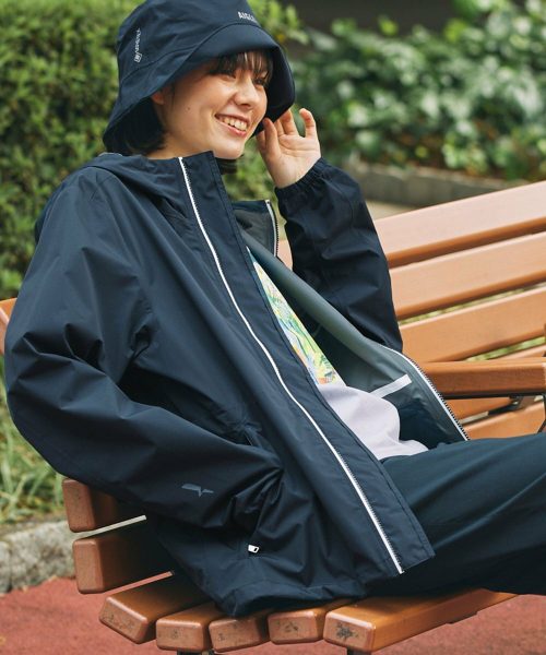 エーグル(AIGLE) RainPack 透湿防水 フーデッドジャケット