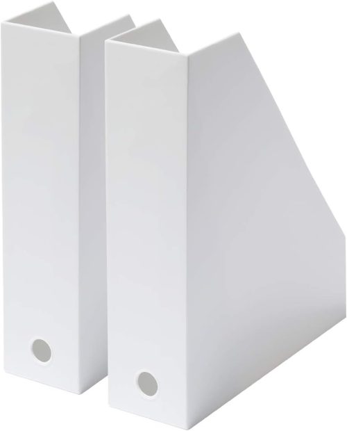 ライクイット(like-it) A4ファイルボックス 2個組 オールホワイト MX-19