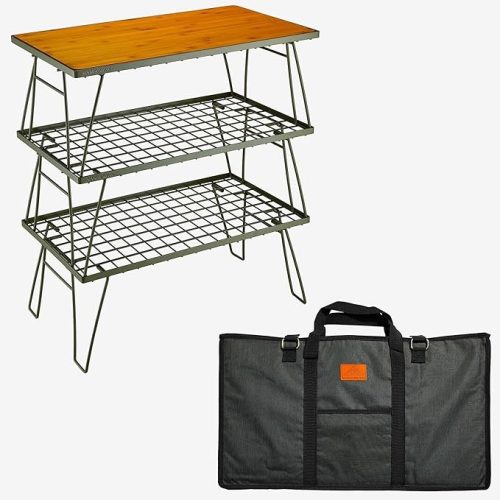 キャンピングムーン(CAMPING MOON) オリーブドラブ フィールドラック T-233-3TP