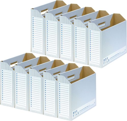 プラス(PLUS) ボックスファイル紙製 553-988