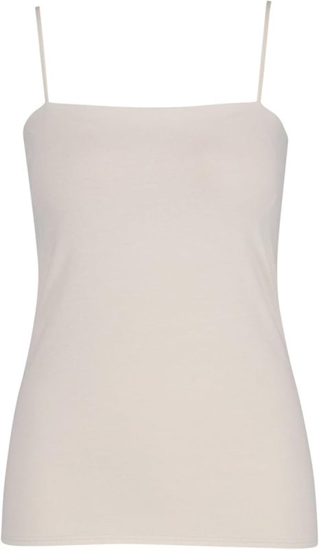 ウイング(Wing) ブラトップ 綿混 ストラップ細め シンクロブラトップ カップ付きインナー