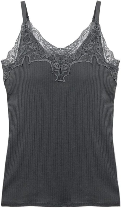 ツーハッチ(tu-hacci) ブラモネ リブレースキャミソール