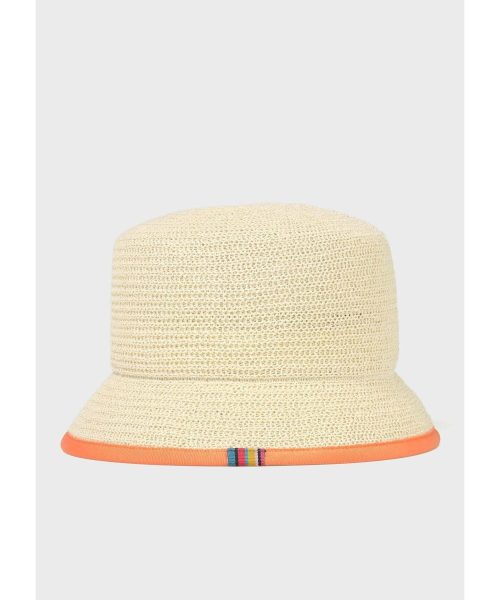 ポールスミス(Paul Smith) UVカット ウォッシャブル ウィメンズ ペーパー バケットハット