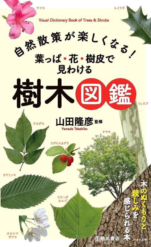 池田書店 自然散策が楽しくなる！ 葉っぱ・花・樹皮で見分ける樹木図鑑