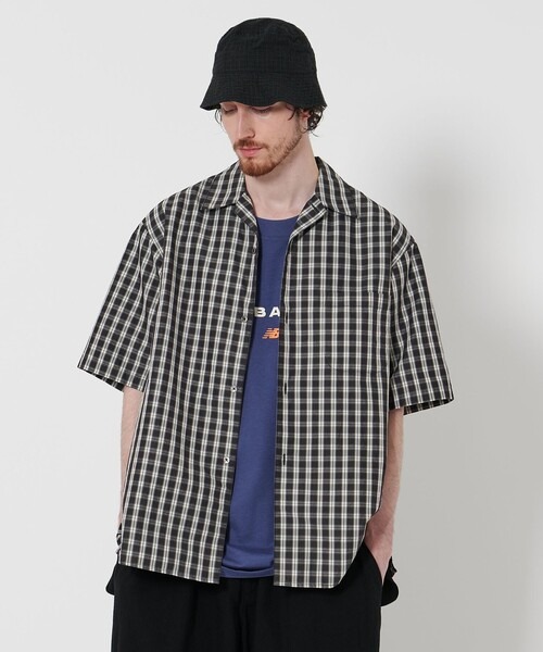 スティーブン・アラン(Steven Alan) TC ウォッシュド チェック ALINE LOOSE CASUAL BOX