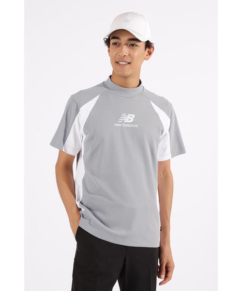 ニューバランス ゴルフ(new balance golf) UV 防透 半袖 モックネック プルオーバー