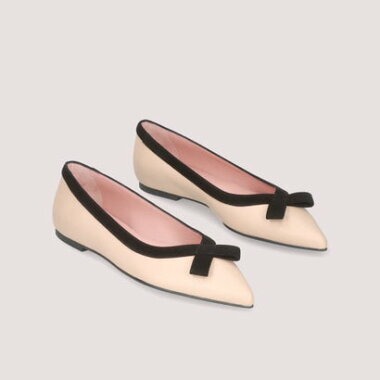 プリティ・バレリーナ(Pretty Ballerinas) ELLA leather-suede バレエシューズ