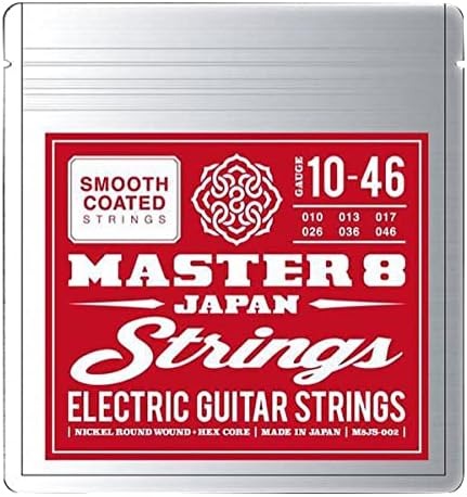 マスターエイトジャパン(MASTER 8 JAPAN) エレキギター弦 Smooth Coated String