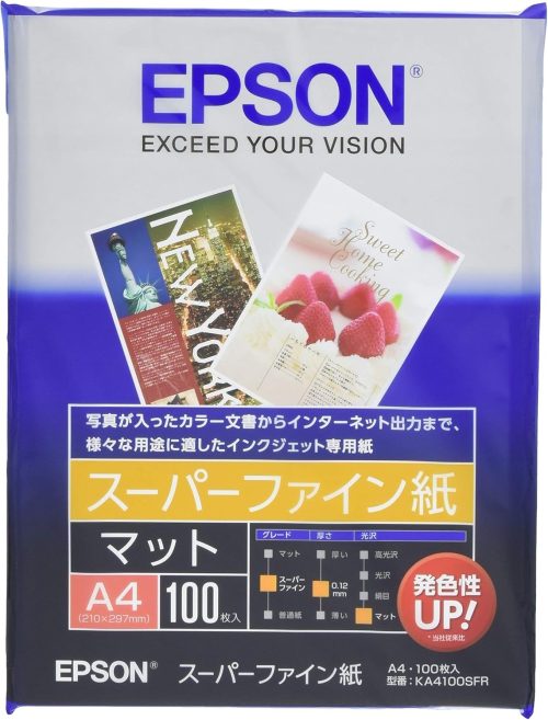 エプソン(EPSON) スーパーファイン紙 KA4100SFR
