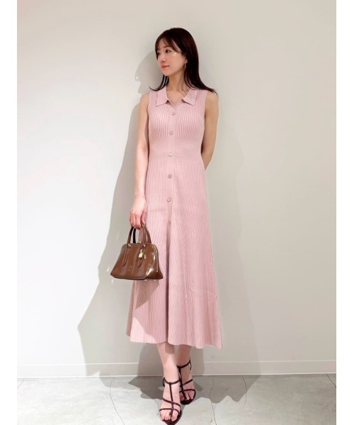 スナイデル(SNIDEL) フロントボタンニットワンピース