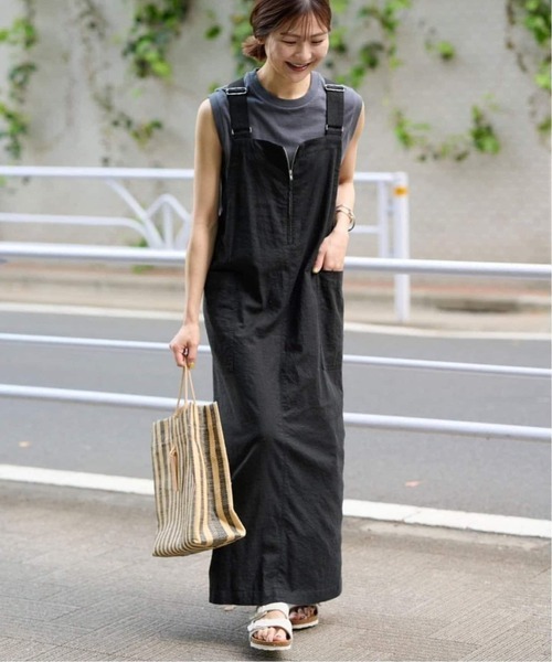 スローブイエナ(SLOBE IENA) アイラインジャンパースカート