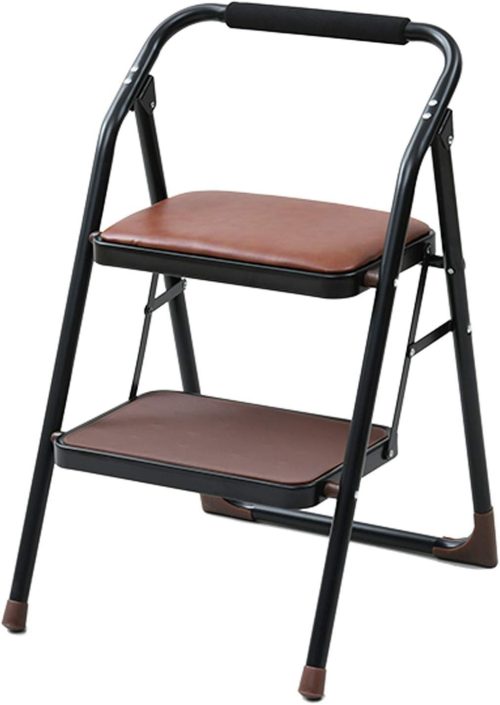 山善(YAMAZEN) ステップチェア 折りたたみ 踏み台 2段 WCS-2R
