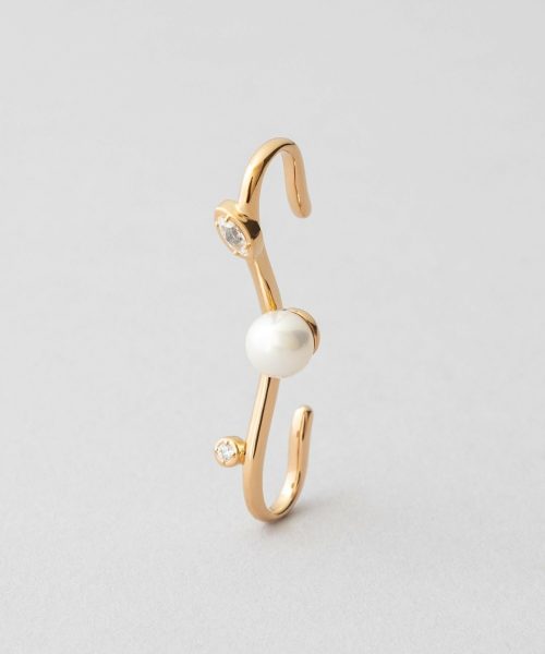 ジュエッテ(Jouete) パール×ジルコニア イヤーブリッジ