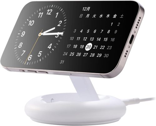 エレコム(ELECOM) マグネットQi2規格対応ワイヤレス充電スタンド EC-MA08