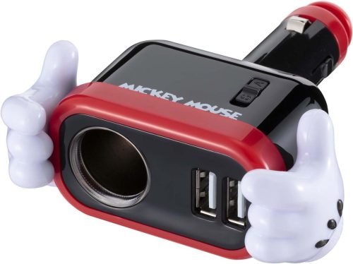 ナポレックス(Napolex) イルミソケットD1 USB 2.4A ミッキー WD-323