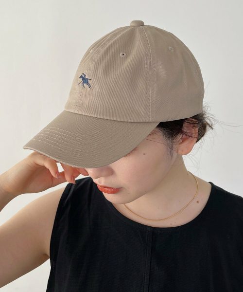 ポロチャンプス(POLO CHAMPS) 別注 ワンポイント 刺繍 ユニセックス ローキャップ