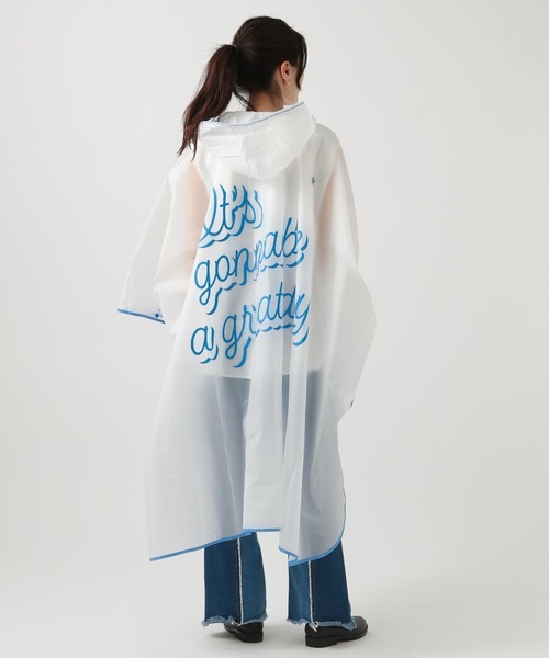 ポロ ラルフローレン レインコート ポンチョ ポケッタブル 紺 撥水