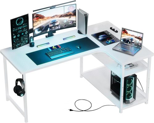 ジーティーレーシング(GTRACING) ゲーミングデスク L字デスク DL001