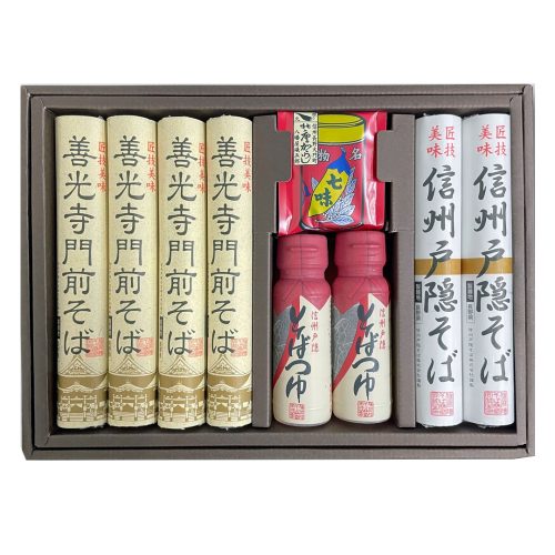 信州戸隠そば 善光寺門前そば詰合せ MO‐30A