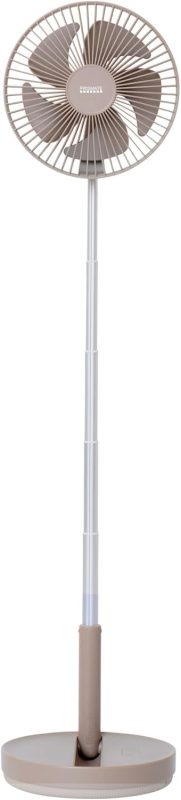 ライフオンプロダクツ 折りたたみ コードレスリビングファン 首振り機能付 LCAF031