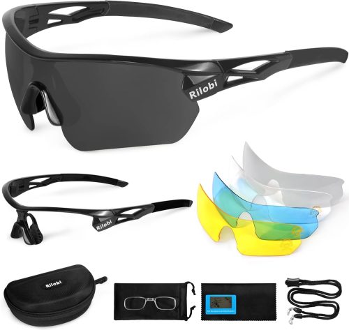 Rilobi 偏光スポーツサングラス