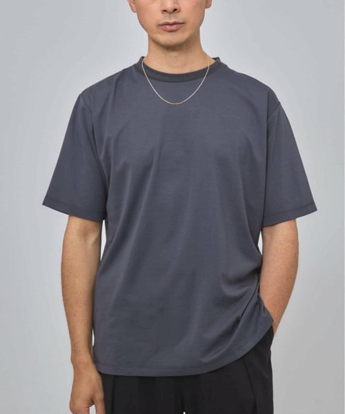 エディフィス(EDIFICE) E. SILK MIX JQ NECK Tシャツ