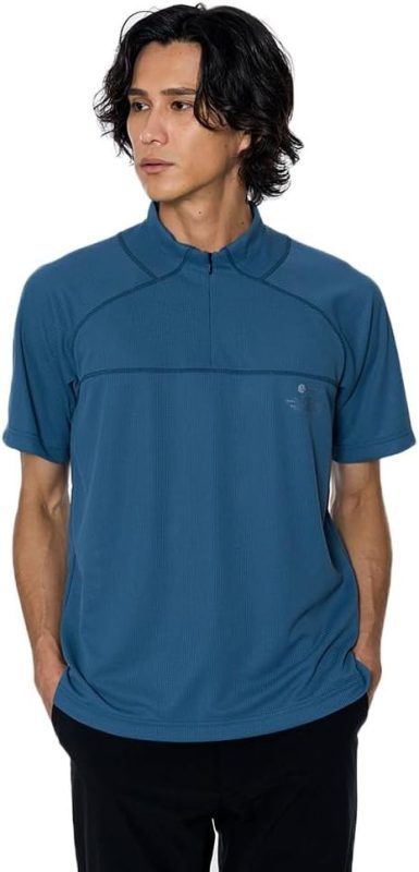 ミズノ(MIZUNO) ドライエアロフローハーフジップ半袖シャツ B2MAB002