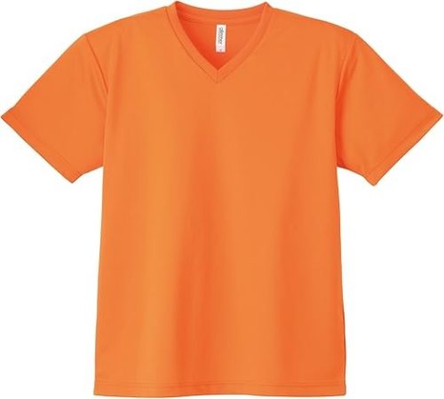 グリマー(glimmer) ドライメッシュVネック半袖Tシャツ4.4oz