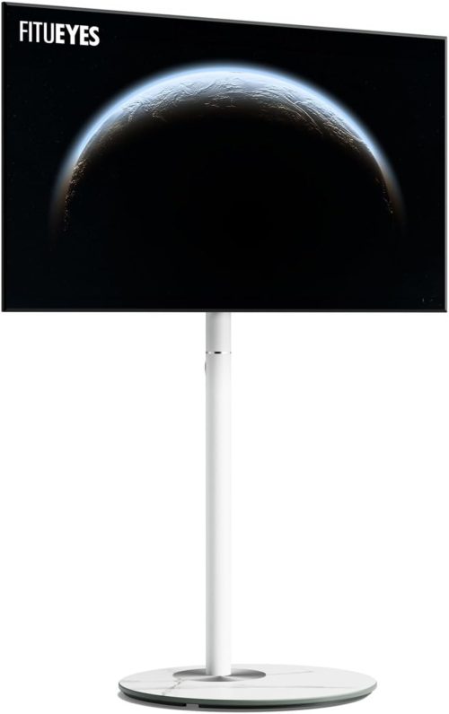 FITUEYES 32~60V マーブル 北欧スタイル テレビスタンド F02M1443A