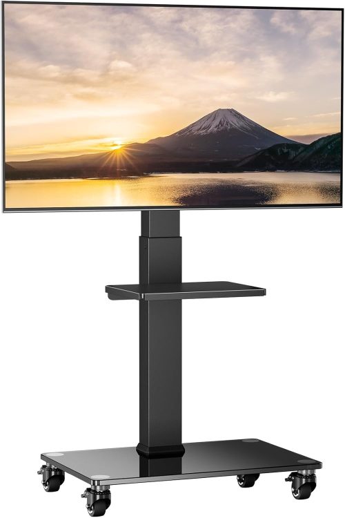 Perlegear テレビスタンド キャスター付き PGTVMC15
