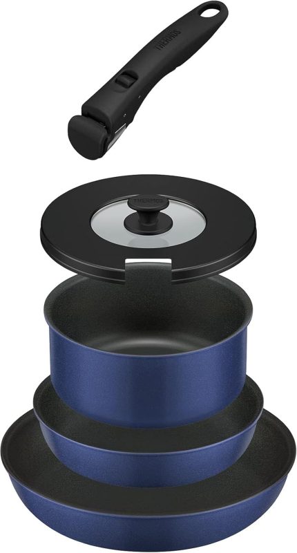 サーモス(THERMOS) 取っ手のとれるフライパン5点セット ガス火専用 KSC-5A