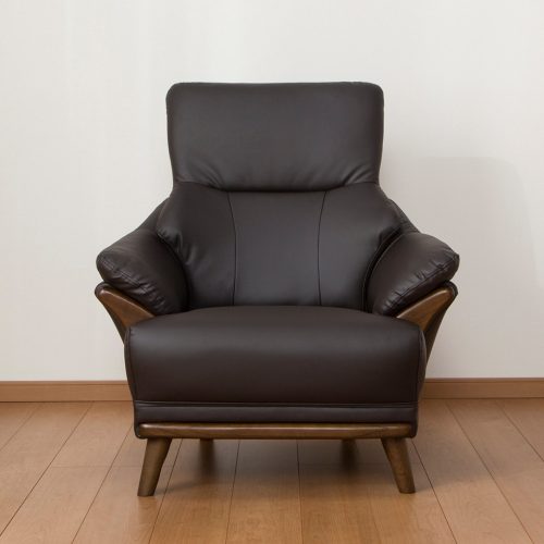 ニトリ(NITORI) 傷・汚れに強い合成皮革 1人用ソファ Nシールド コウテイ3 1135145