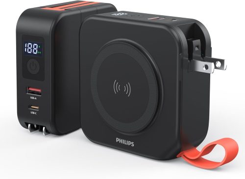 フィリップス(Philips) 多機能磁気吸着ワイヤレス充電器 DLP4347C