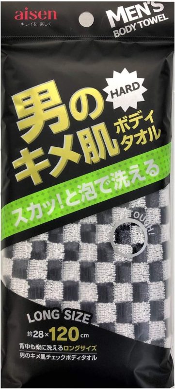 アイセン(AISEN) 男のキメ肌チェックボディタオル BY503