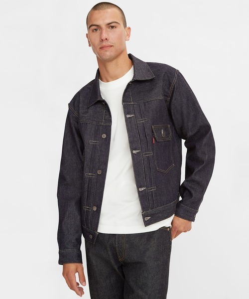 リーバイス(LEVI'S) VINTAGE CLOTHING 1953 TYPEⅡ トラッカージャケット ORGANIC リジッド