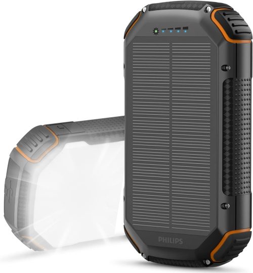 フィリップス(Philips) ソーラー モバイルバッテリー 20000mAh DLP7726N