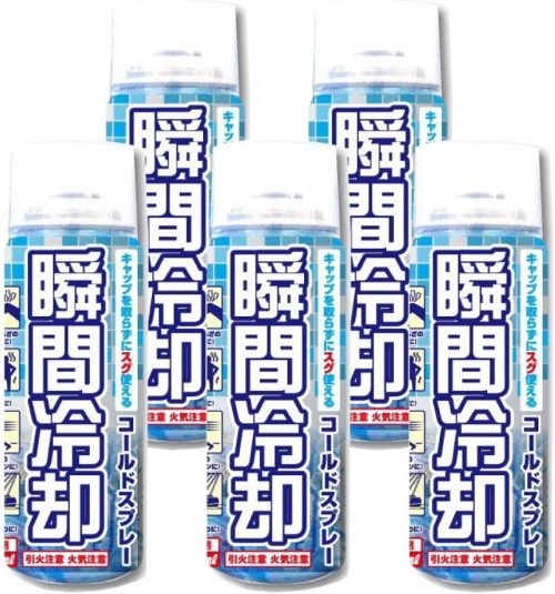 フィールドアンドデバイス 冷却スプレー 500ml 5本セット