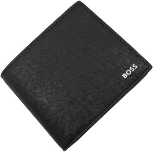 ヒューゴボス(HUGO BOSS) バイフォールドウォレット シグネチャーディテール
