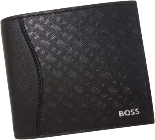 ヒューゴボス(HUGO BOSS) ストラクチャード フォールディングウォレット モノグラムパターン