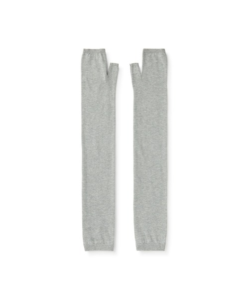 無印良品 UVカット 強撚コットン アームカバー ロング